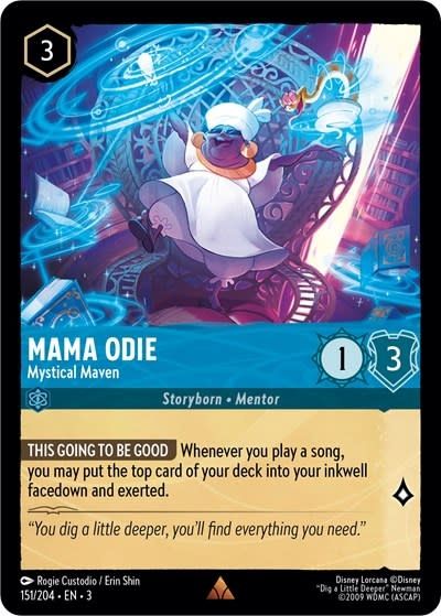 Mama Odie - Mystical Maven - 151/204 (Normal, Rare)