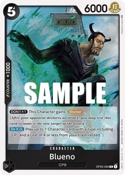Blueno - OP03-090 (Foil, R)