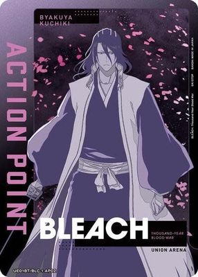 Action Point Card (AP02) (Byakuya Kuchiki) - UE01BT/BLC-1-AP02 (Normal, Action Point)