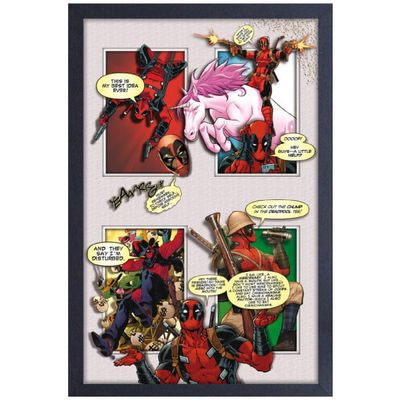 Deadpool - Break the 4th Wall 11&quot; x 17&quot; Faux Matte Print