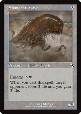 Abundant Maw (Retro Frame) - 329 (Foil, C)