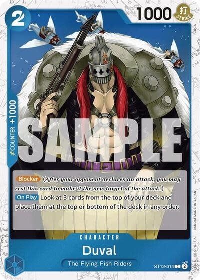 Duval (Jolly Roger Foil) - ST12-014 (Foil, C)