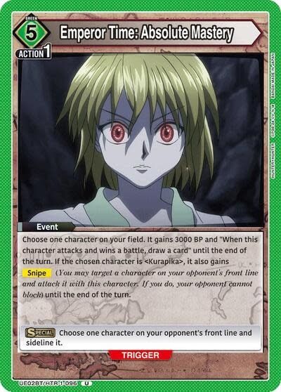 Emperor Time: Absolute Mastery - UE02BT/HTR-1-096 (Normal, Uncommon)