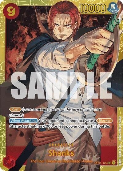 Shanks (OP01-120) (Reprint) (Foil, SEC)