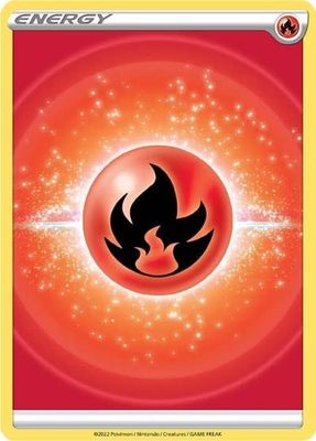 Fire Energy (2022 Unnumbered) (Reverse Holofoil, Common)