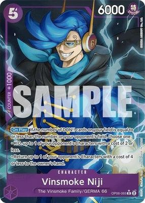 Vinsmoke Niji (OP06-065) (Alternate Art) (Foil, R)
