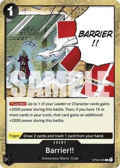 Barrier!! (Jolly Roger Foil) - OP04-095 (Foil, C)