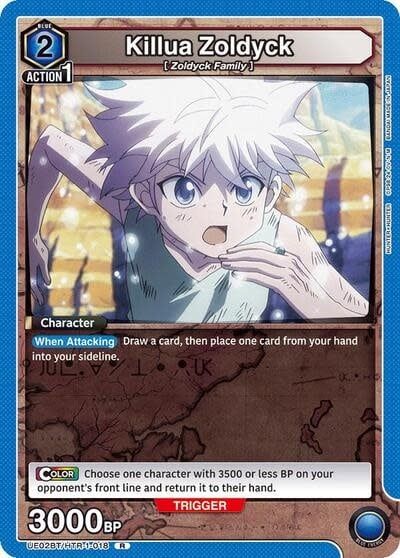 Killua Zoldyck (018) - UE02BT/HTR-1-018 (Foil, Rare)