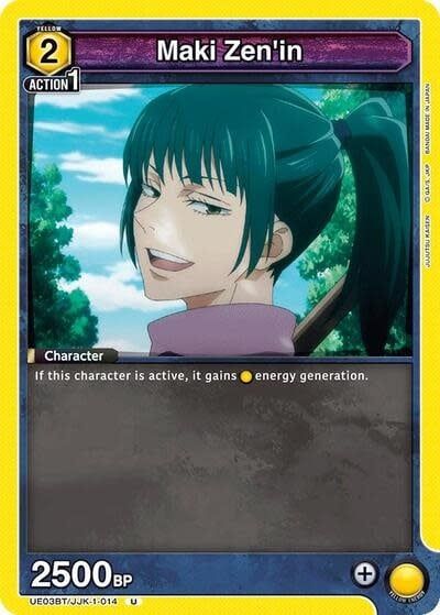 Maki Zen&#39;in (014) - UE03BT/JJK-1-014 (Normal, Uncommon)