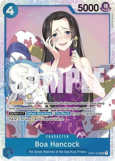 Boa Hancock (OP01-078) (Reprint) (Foil, SR)
