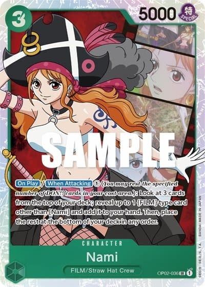 Nami - OP02-036 (Foil, SR)