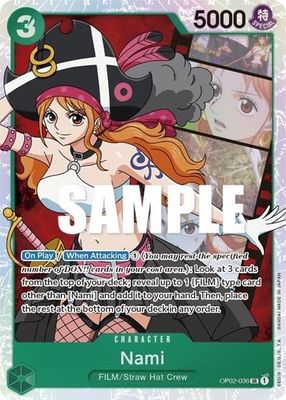Nami - OP02-036 (Foil, SR)