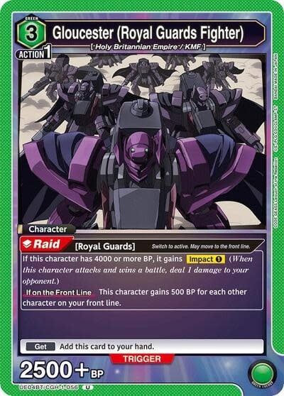 Gloucester (Royal Guards Fighter) - UE04BT/CGH-1-056 (Normal, Uncommon)
