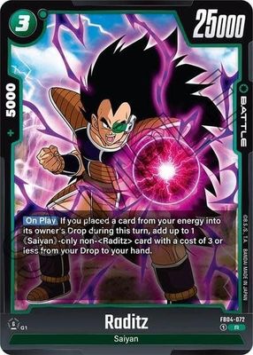 Raditz - FB04-072 (Holofoil, Rare)