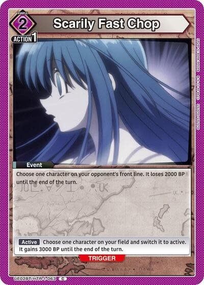 Scarily Fast Chop - UE02BT/HTR-1-063 (Normal, Common)