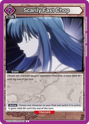Scarily Fast Chop - UE02BT/HTR-1-063 (Normal, Common)