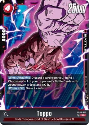 Toppo - FB03-016 (Holofoil, Super Rare)