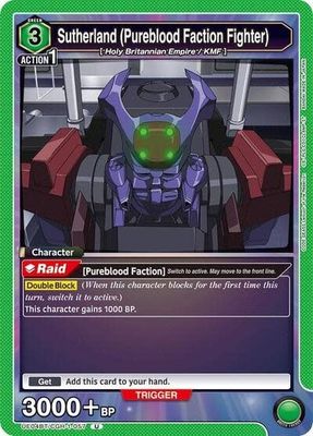 Sutherland (Pureblood Faction Fighter) - UE04BT/CGH-1-057 (Normal, Uncommon)
