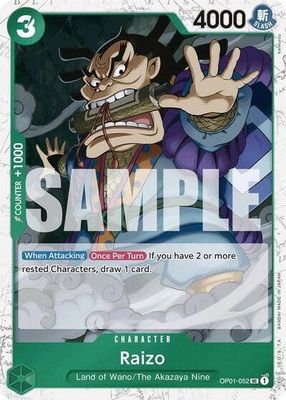 Raizo (Jolly Roger Foil) - OP01-052 (Foil, UC)