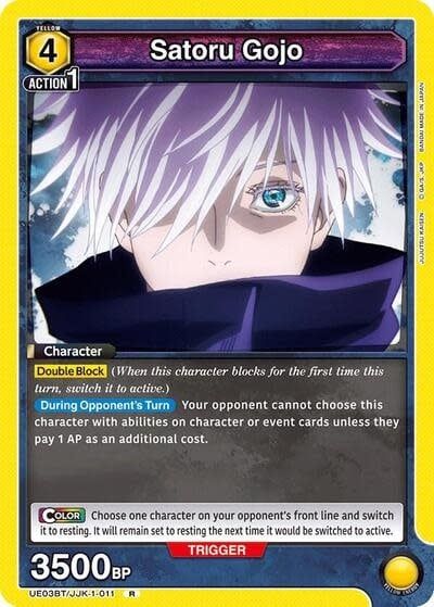 Satoru Gojo (011) - UE03BT/JJK-1-011 (Foil, Rare)