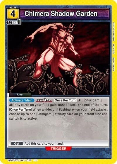 Chimera Shadow Garden - UE03BT/JJK-1-027 (Normal, Uncommon)