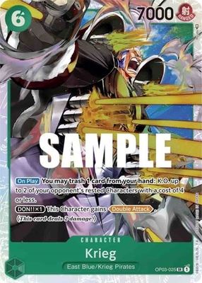 Krieg - OP03-025 (Foil, SR)