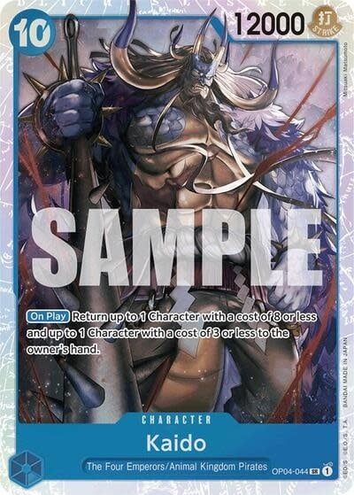 Kaido (OP04-044) (Reprint) (Foil, SR)