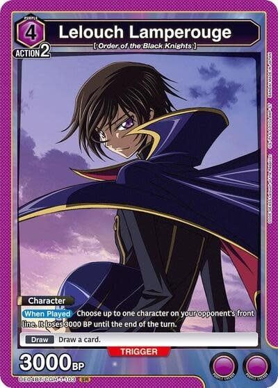 Lelouch Lamperouge (103) - UE04BT/CGH-1-103 (Foil, Super Rare)