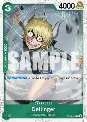 Dellinger (Jolly Roger Foil) - OP04-029 (Foil, C)