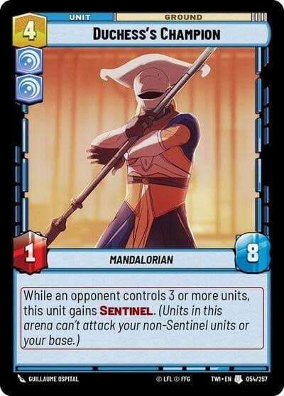 Duchess&#39;s Champion - 054/257 (Foil, Uncommon)
