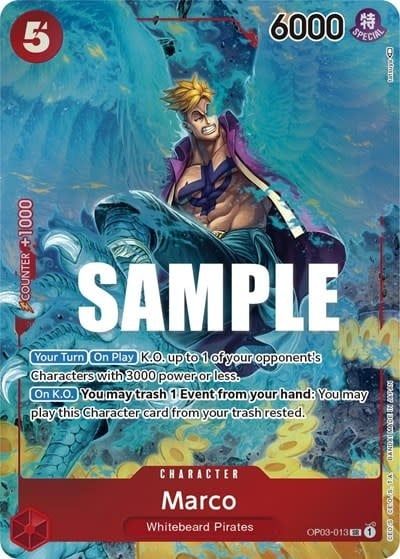 Marco (Alternate Art) - OP03-013 (Foil, SR)