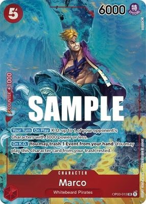 Marco (Alternate Art) - OP03-013 (Foil, SR)