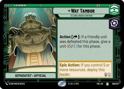 Wat Tambor - Techno Union Foreman - 006/257 (Normal, Rare)