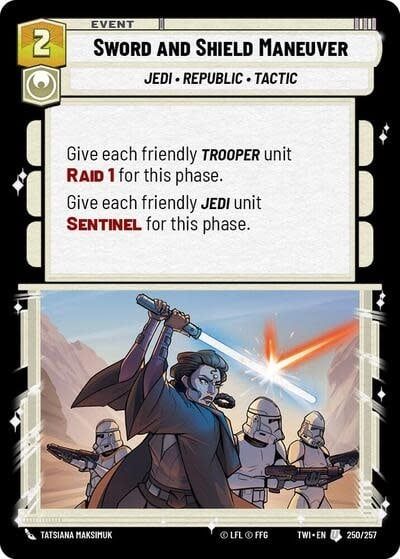 Sword and Shield Maneuver - 250/257 (Normal, Uncommon)