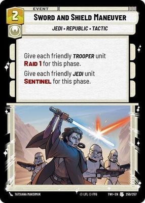 Sword and Shield Maneuver - 250/257 (Normal, Uncommon)