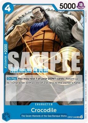 Crocodile (ST15 - ST20 Release Event Pack) - OP07-040 (Normal, UC)