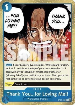 Thank You...for Loving Me!! - OP08-053 (Foil, R)