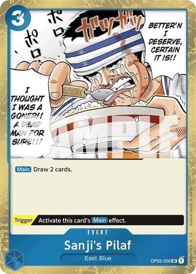 Sanji&#39;s Pilaf (Jolly Roger Foil) - OP03-056 (Foil, UC)