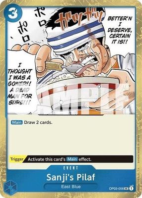 Sanji&#39;s Pilaf (Jolly Roger Foil) - OP03-056 (Foil, UC)
