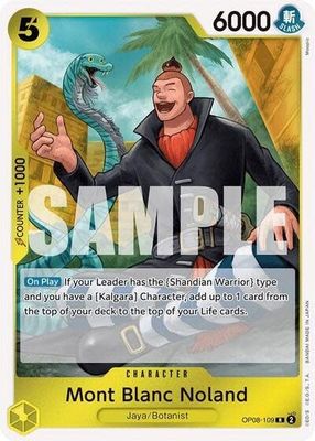 Mont Blanc Noland - OP08-109 (Foil, R)