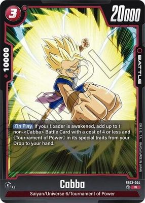 Cabba - FB03-004 (Holofoil, Rare)