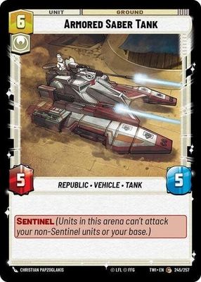 Armored Saber Tank - 245/257 (Normal, Common)