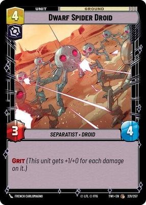 Dwarf Spider Droid - 231/257 (Normal, Common)