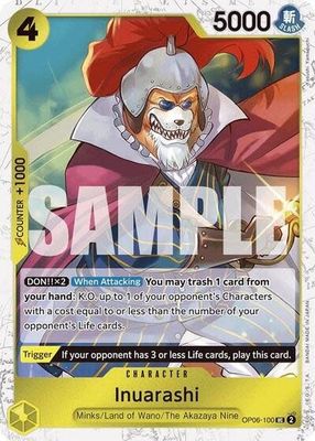 Inuarashi (Jolly Roger Foil) - OP06-100 (Foil, UC)
