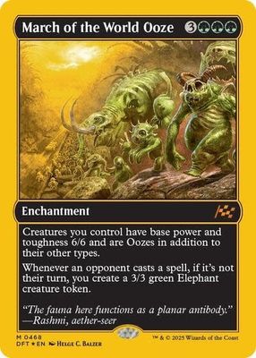 March of the World Ooze (First-Place Foil) - 468 (Foil, M)