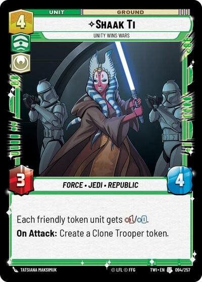 Shaak Ti - Unity Wins Wars - 094/257 (Normal, Uncommon)