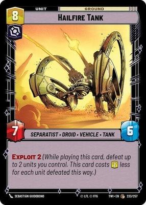 Hailfire Tank - 233/257 (Normal, Common)