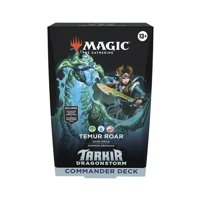 Magic: The Gathering - Tarkir Dragonstorm  Temur Roar Commander Deck