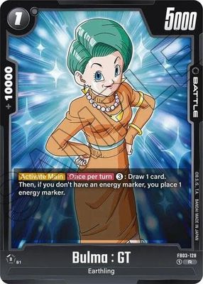 Bulma : GT - FB03-128 (Holofoil, Rare)