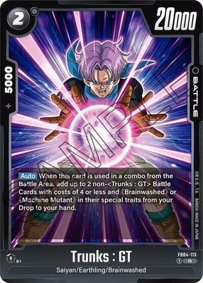 Trunks : GT - FB04-113 (Holofoil, Rare)